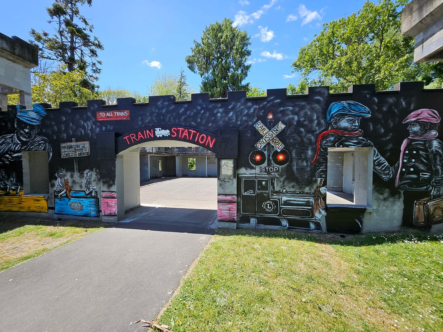 Kowhai Park Train Station