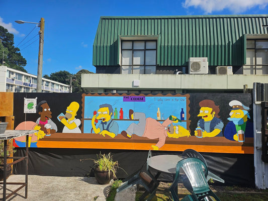 1. Simpsons Pub Mural